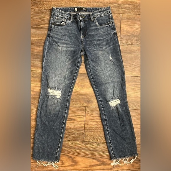 Kut From‎ The Kloth Denim Jeans Reese Raw Hem Women's Size 2 - Picture 1 of 7